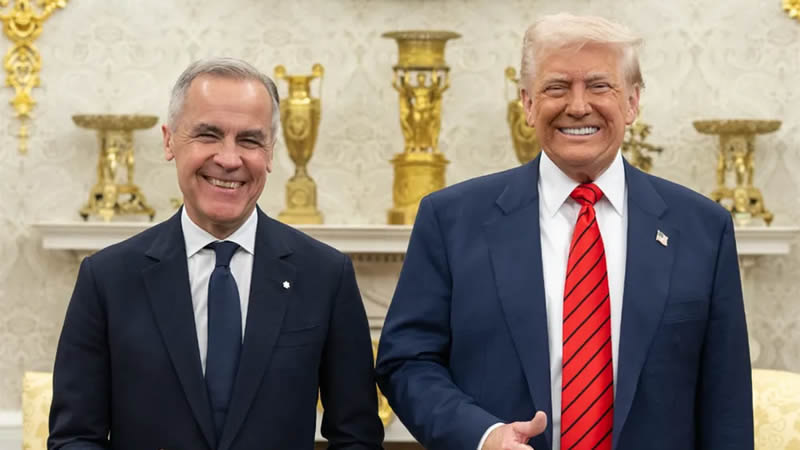Trump and Carney Trump and Carney