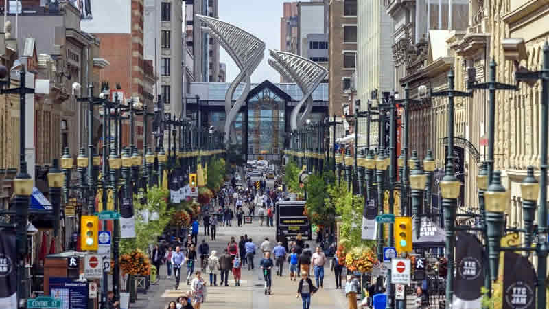 alberta edmonton city centre street