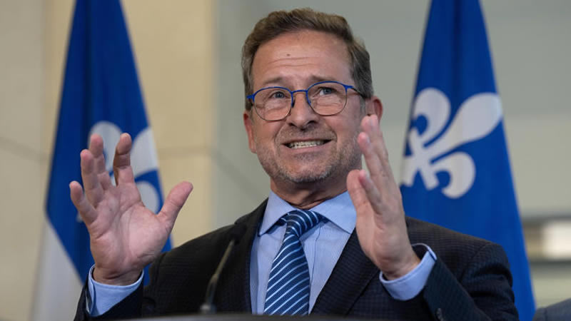 Bloc leader Yves-Francois Blanchet 魁人党