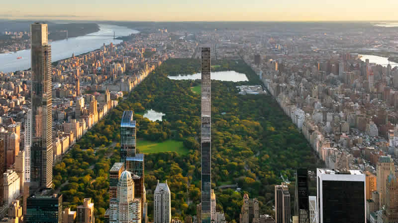 111 West 57th Street, just south of Central Park in Manhattan