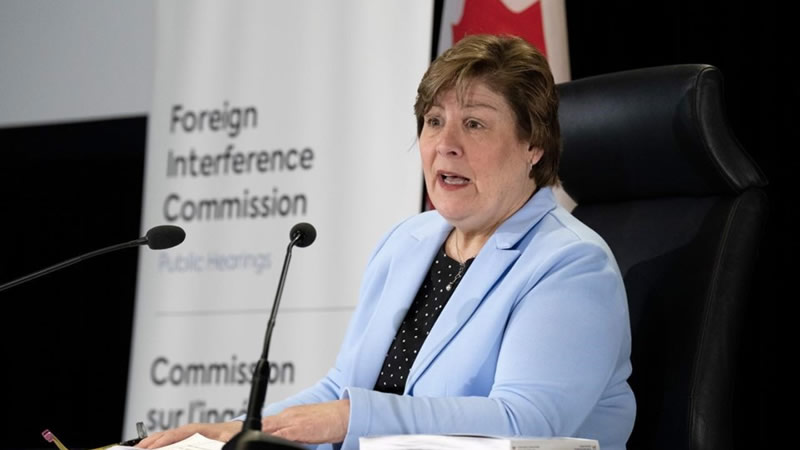 Commissioner Justice Marie-Josee Hogue
