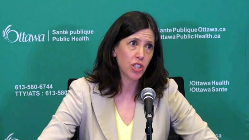 Medical Officer of Health Dr. Vera Etches